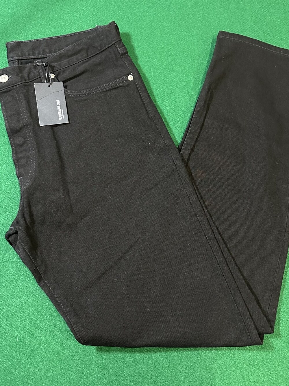 Buck Mason Ford Standard Jean Black Mens Sz 33 MSRP $148 NWT [ED2]